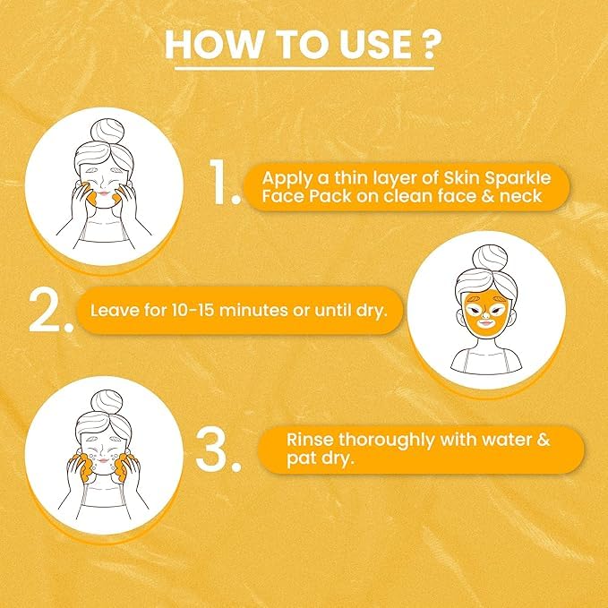 SKIN SPARKLE GLOW FACE PACK |Brightening Radiance Renewal